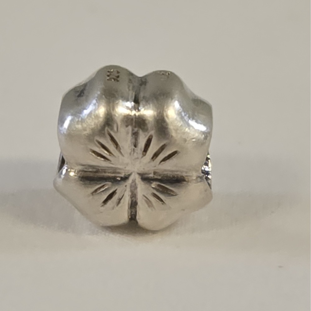 Pandora Sterling Silver ALE 925 Four Leaf Clover Charm 790157